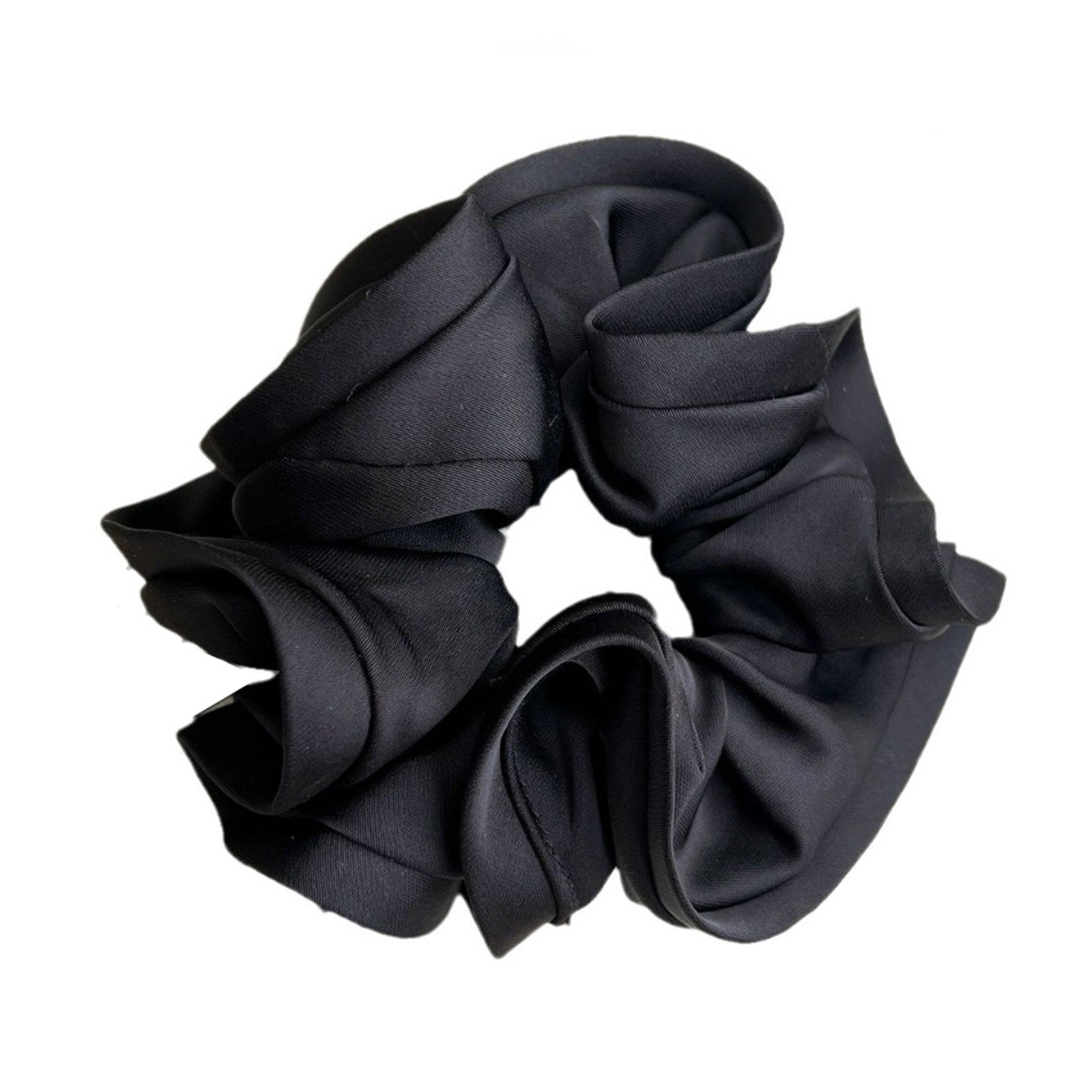 New French Style All-match Large Intestine Hair Ring High Elastic Durable Exquisite Rubber Tendons Do Not Hit with Payon Headline Elegant Hair Accessories