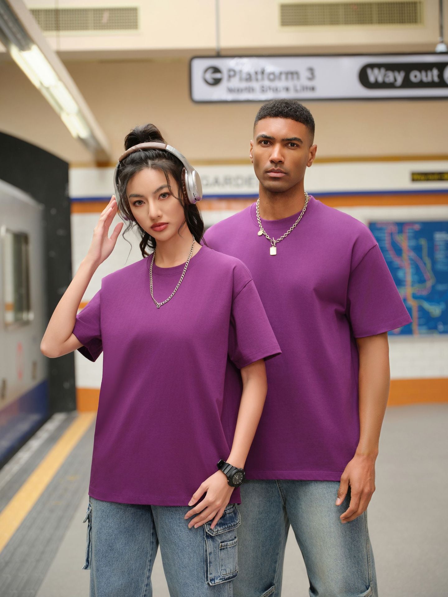 T-Shirt Coton Personnalisable - Logo DIY, Uniforme Classe & Publicitaire