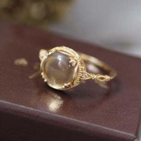 Bague Cristal Multi-Gemmes Géométrique - Bijou Niche Lumière Luxe