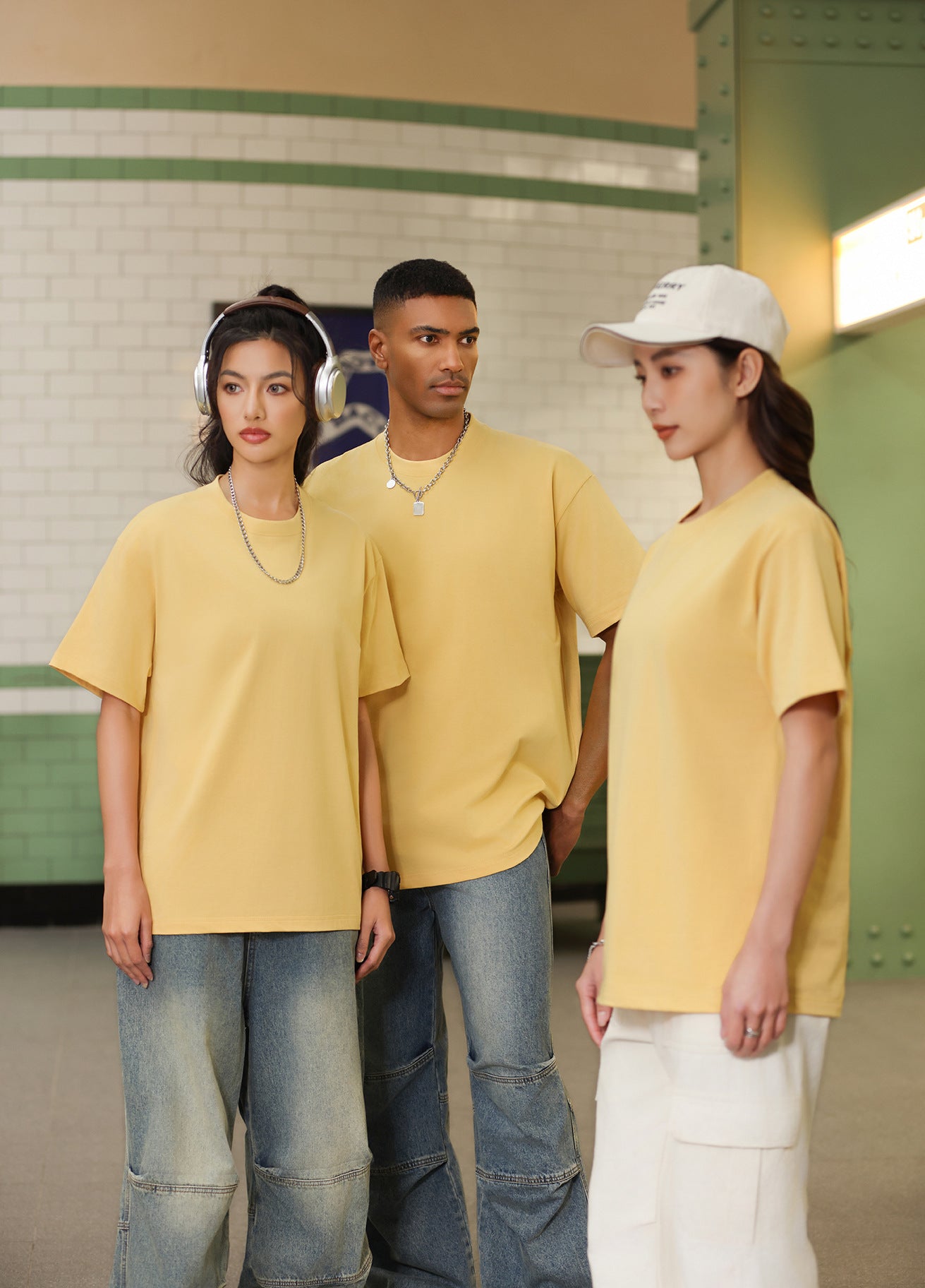 T-Shirt Coton Personnalisable - Logo DIY, Uniforme Classe & Publicitaire