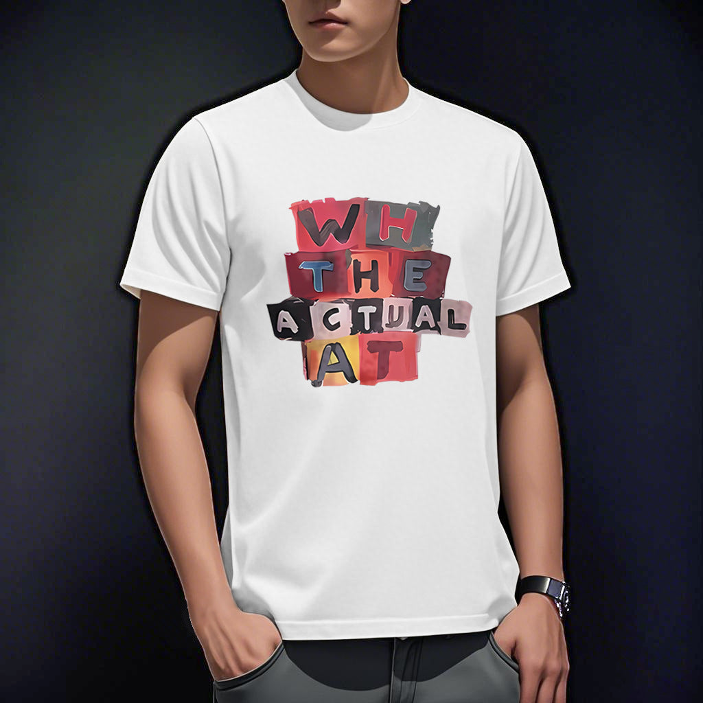T-Shirt Soie de Glace Imprimé Homme - Slim Fit Été 2026