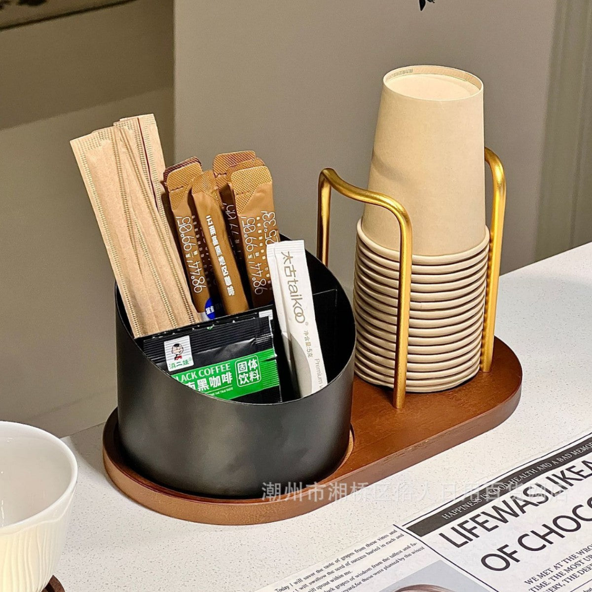 Support Gobelet Café Design - Range-Tasses Bureau & Maison