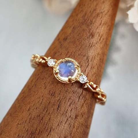 Bague Cristal Multi-Gemmes Géométrique - Bijou Niche Lumière Luxe