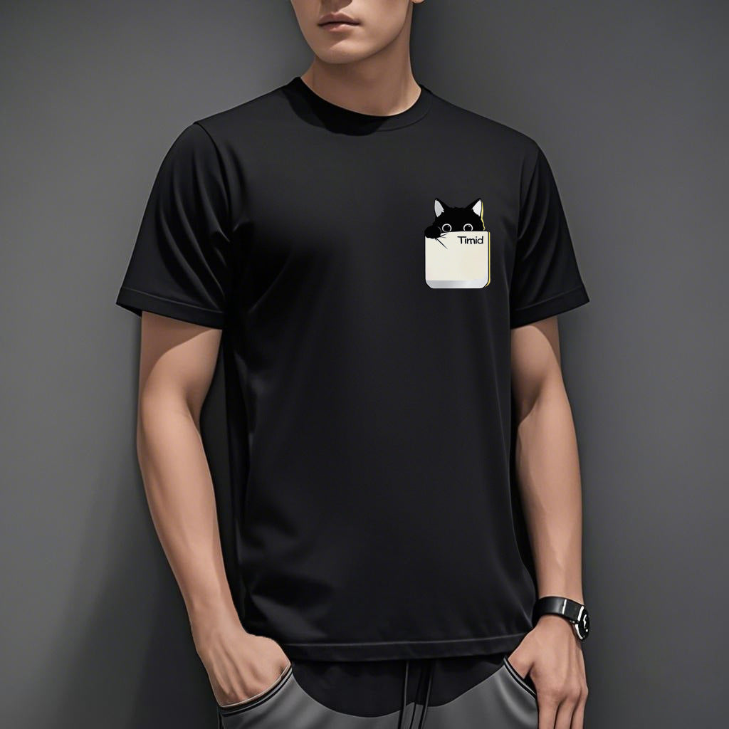 T-Shirt Imprimé Homme Style Coréen - Slim Fit Polyvalent Été 2026