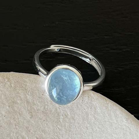 Bague Cristal Multi-Gemmes Géométrique - Bijou Niche Lumière Luxe