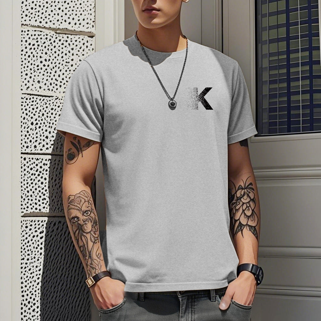 T-Shirt Soie de Glace Imprimé Homme - Slim Fit Été 2026