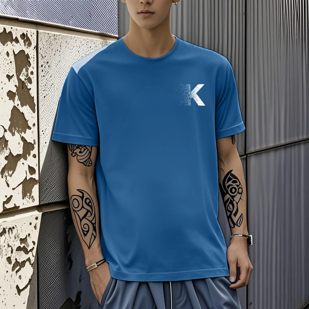 T-Shirt Soie de Glace Imprimé Homme - Slim Fit Été 2026