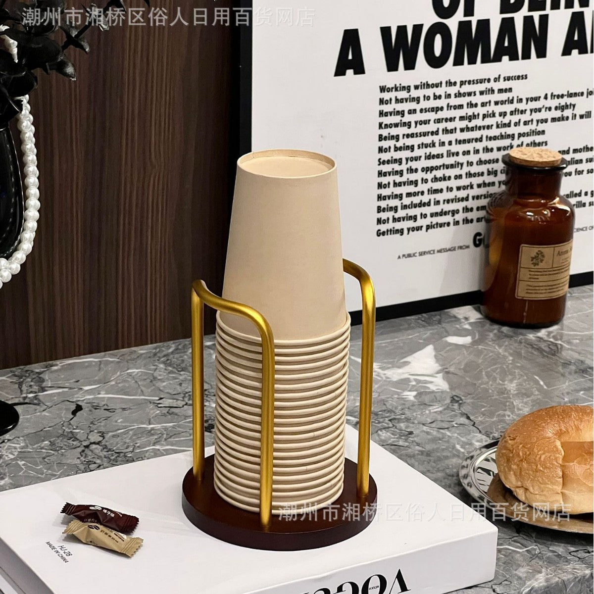 Support Gobelet Café Design - Range-Tasses Bureau & Maison