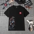 Summer New Embroidered Short-Sleeved T-Shirts for Young Men, Cotton Loose Round Neck Trendy T-Shirts for Men, Ready for Delivery