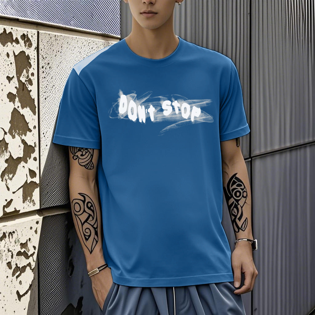 T-Shirt Imprimé Homme Style Coréen - Slim Fit Polyvalent Été 2026
