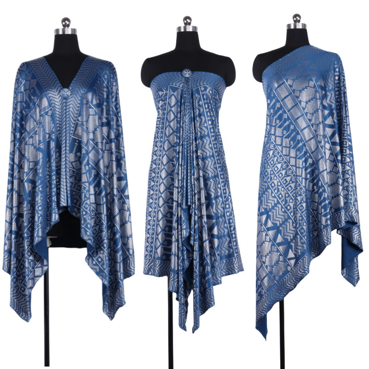 Foreign trade cross-border explosions retro tin foil gold gorgeous shawl four seasons all-match dustproof soft high-elastic women's scarf