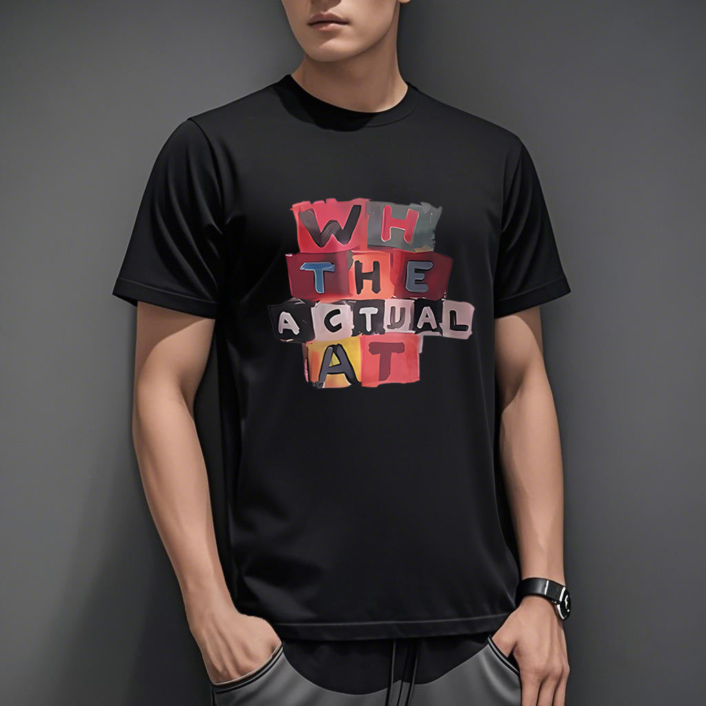 T-Shirt Soie de Glace Imprimé Homme - Slim Fit Été 2026