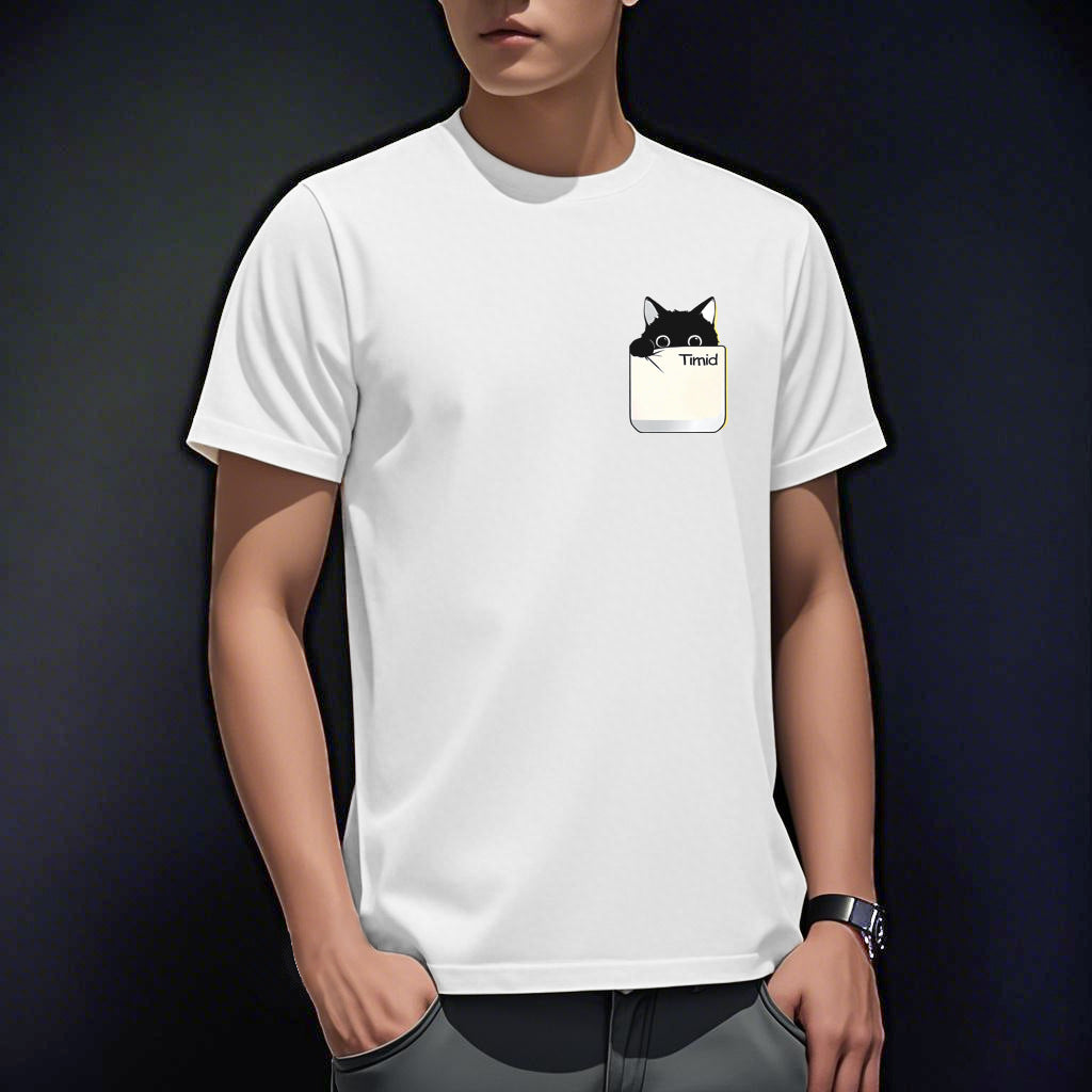 T-Shirt Imprimé Homme Style Coréen - Slim Fit Polyvalent Été 2026