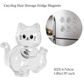 Hanging Pet Keychain Pendant Memorial Resin Cat/Dog Hair Storage Capsule Unique Keychain Novel Trendy Souvenir for Pet Lovers