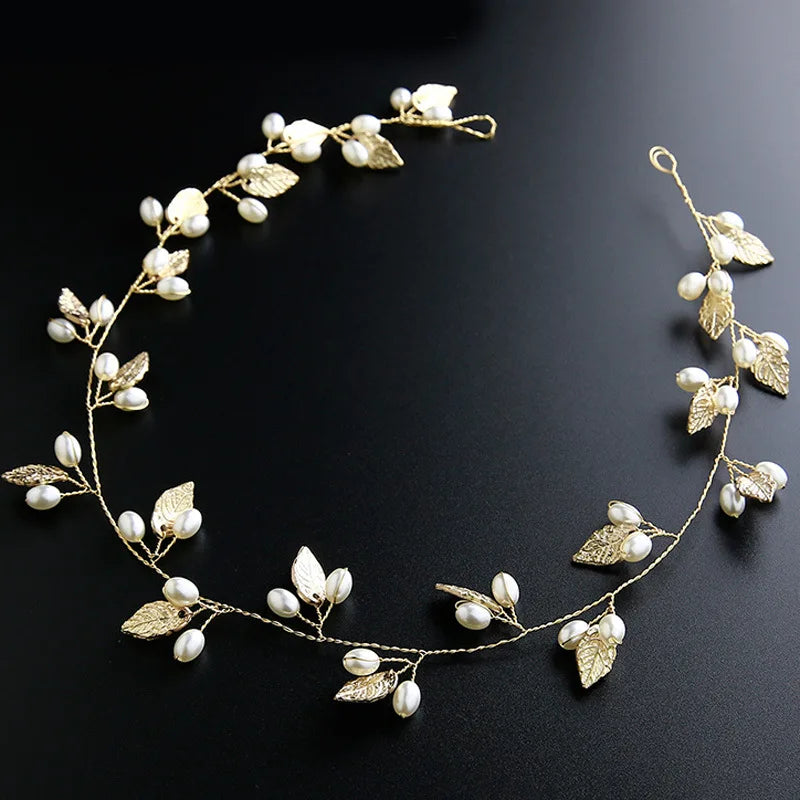 Tiare Mariage Perles & Cristaux - Accessoire Cheveux Nuptial 35cm