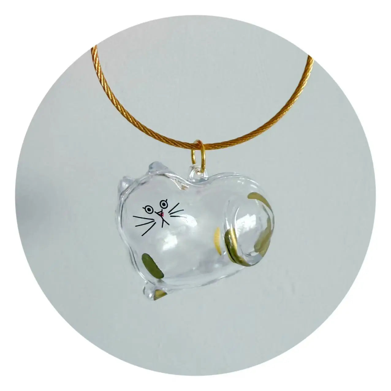 Hanging Pet Keychain Pendant Memorial Resin Cat/Dog Hair Storage Capsule Unique Keychain Novel Trendy Souvenir for Pet Lovers