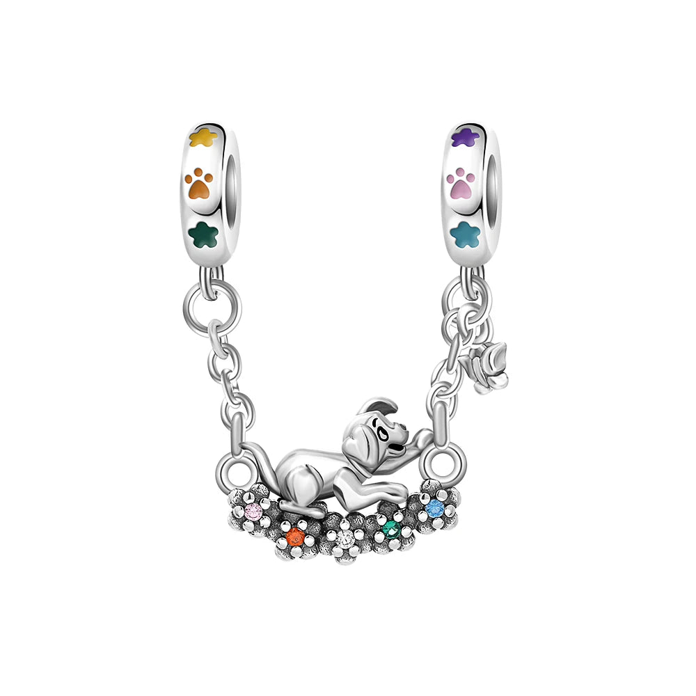 Fashionable 925 Sterling Silver Camera, Honey Pot, Elephant Pendant,Fit European Bracelet DIY Women's Charm Jewelry Safety Chain