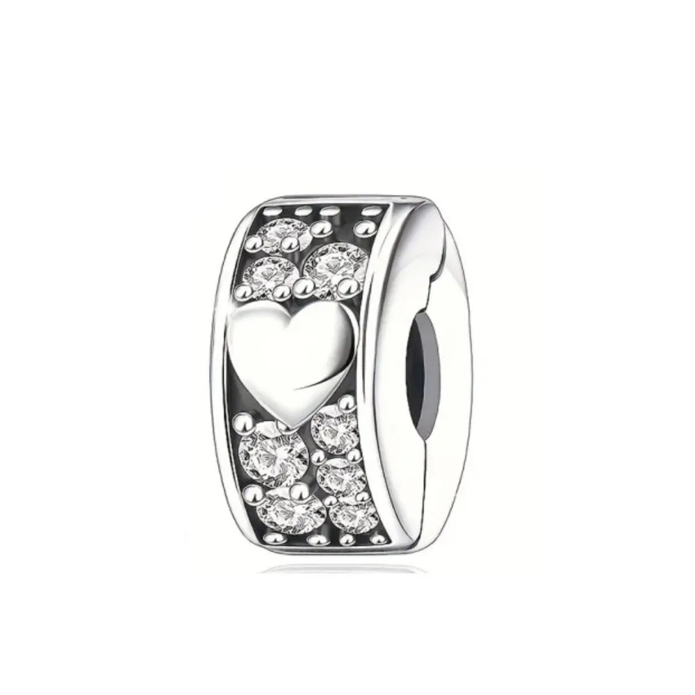 Fashionable 925 Sterling Silver Camera, Honey Pot, Elephant Pendant,Fit European Bracelet DIY Women's Charm Jewelry Safety Chain