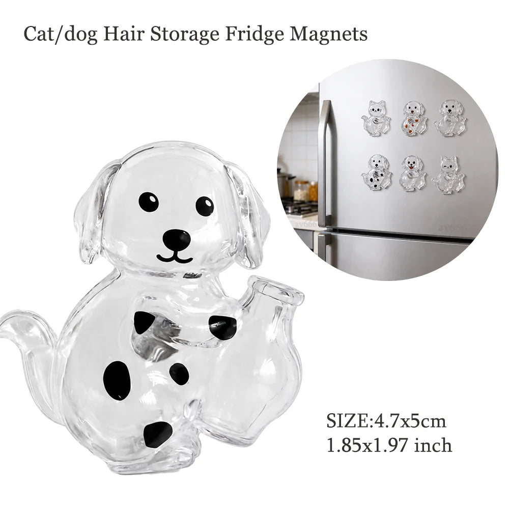 Hanging Pet Keychain Pendant Memorial Resin Cat/Dog Hair Storage Capsule Unique Keychain Novel Trendy Souvenir for Pet Lovers