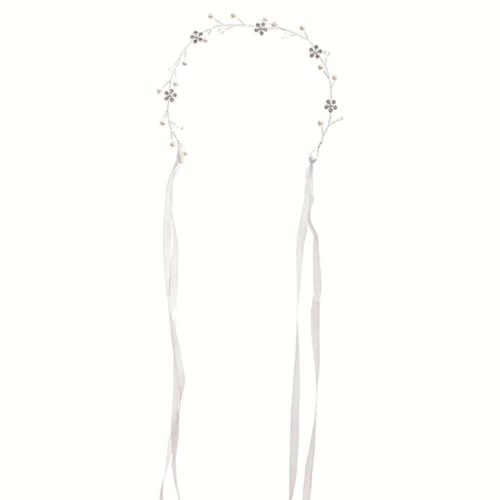 Tiare Mariage Perles & Cristaux - Accessoire Cheveux Nuptial 35cm