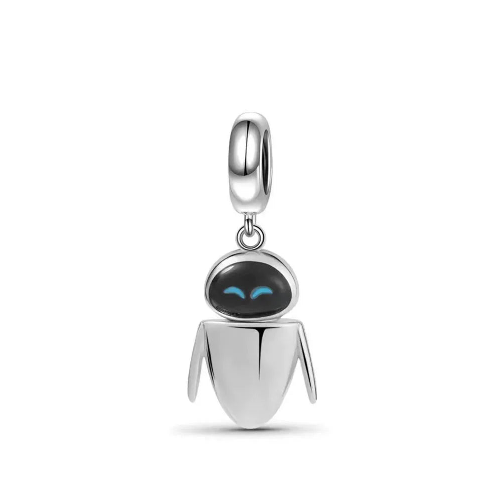 Fashionable 925 Sterling Silver Camera, Honey Pot, Elephant Pendant,Fit European Bracelet DIY Women's Charm Jewelry Safety Chain
