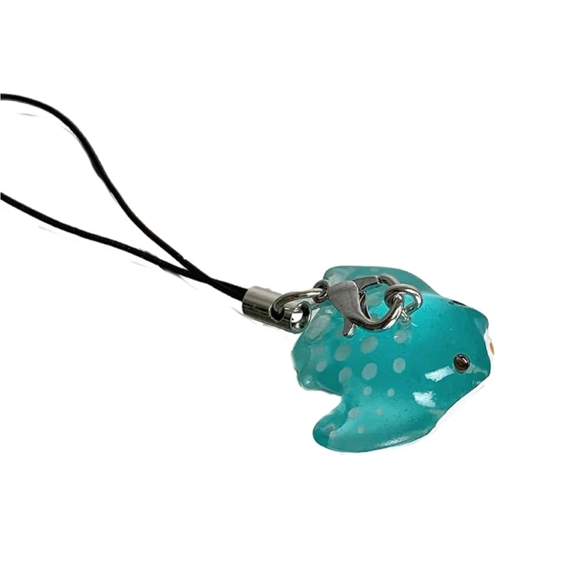 Ocean Animal Keyrings Marine Life Pendant Acrylic Keychain Colorful Phone Lanyard Versatile Bags Accessories