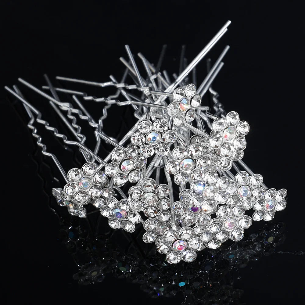 Tiare Mariage Perles & Cristaux - Accessoire Cheveux Nuptial 35cm