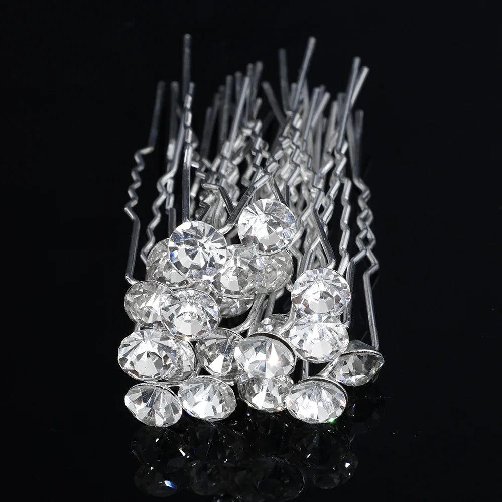 Tiare Mariage Perles & Cristaux - Accessoire Cheveux Nuptial 35cm