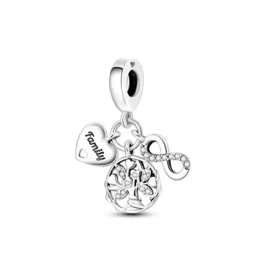 Fashionable 925 Sterling Silver Camera, Honey Pot, Elephant Pendant,Fit European Bracelet DIY Women's Charm Jewelry Safety Chain