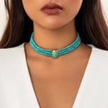 Collier Choker Perles & Strass - Bijou de Mariage