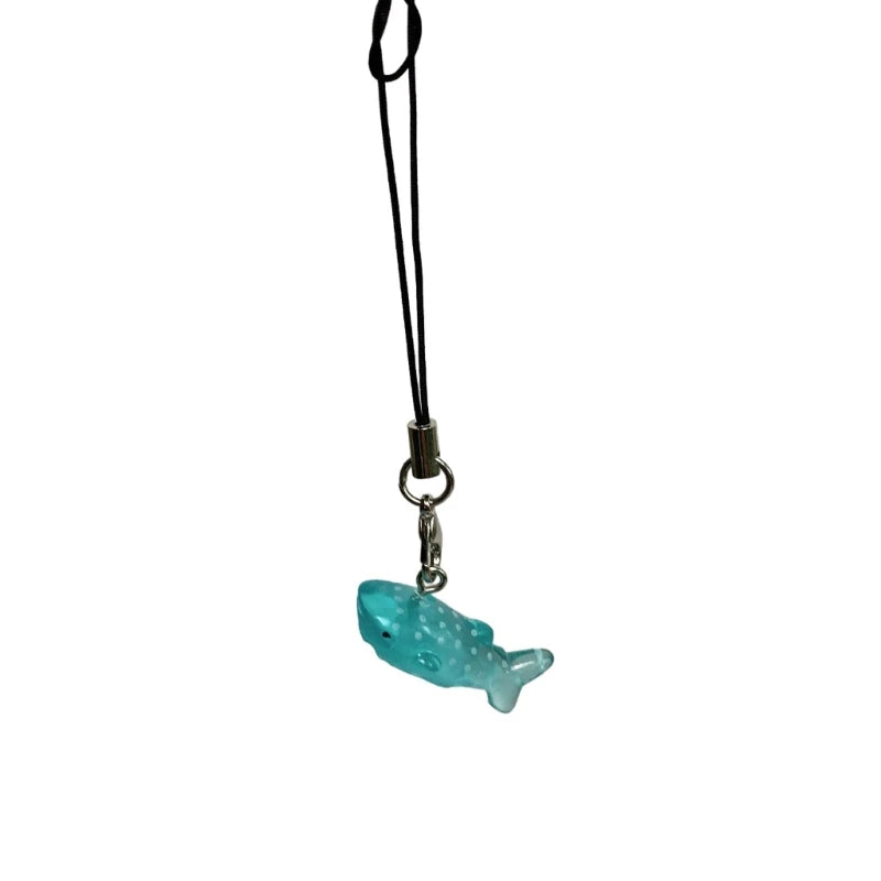 Ocean Animal Keyrings Marine Life Pendant Acrylic Keychain Colorful Phone Lanyard Versatile Bags Accessories