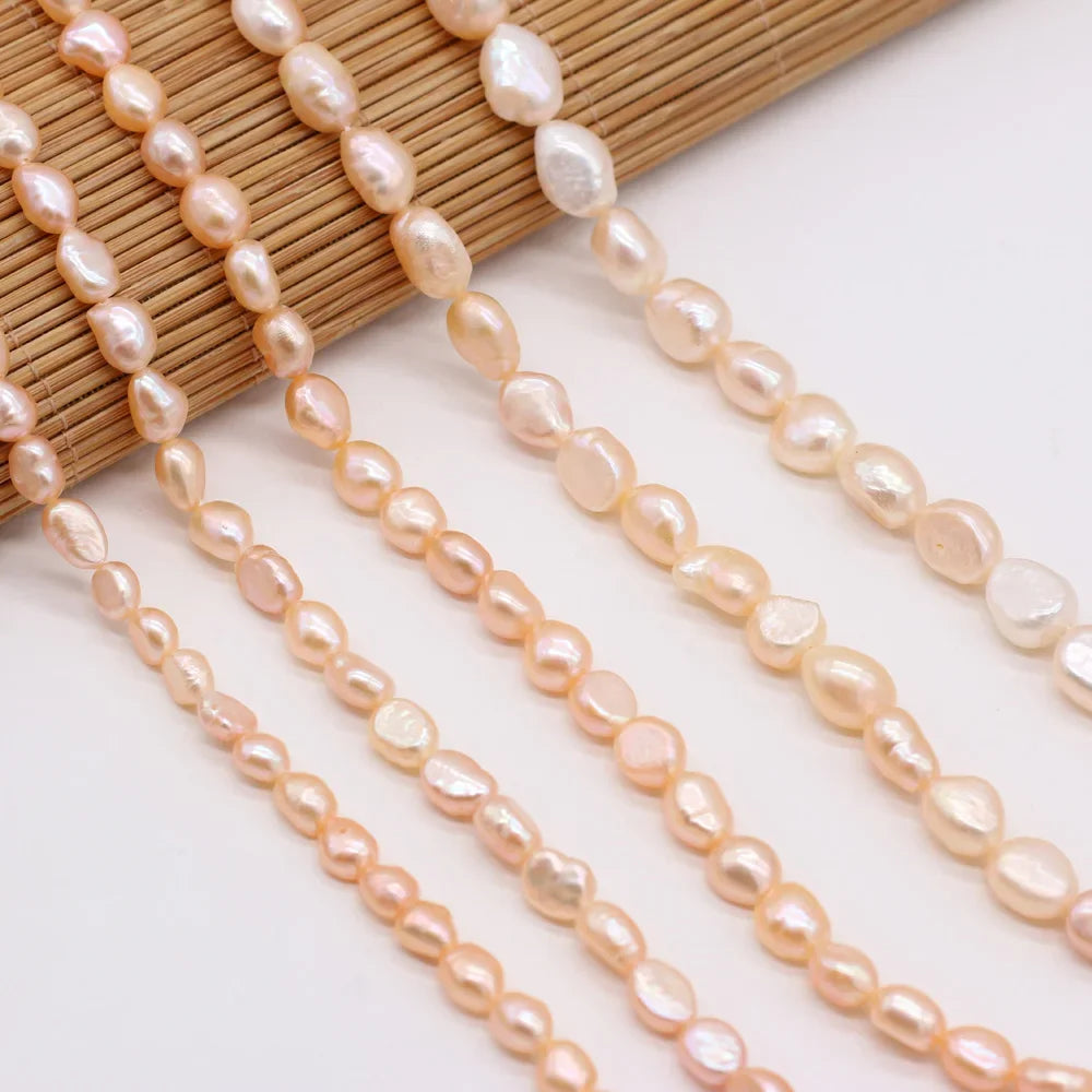 Natural Freshwater Pearl Beads High Quality irregular Punch Loose Beads for Make Jewelry DIY Bracelet Necklace Accessories