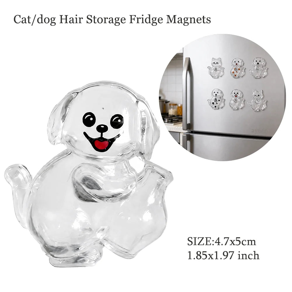 Hanging Pet Keychain Pendant Memorial Resin Cat/Dog Hair Storage Capsule Unique Keychain Novel Trendy Souvenir for Pet Lovers