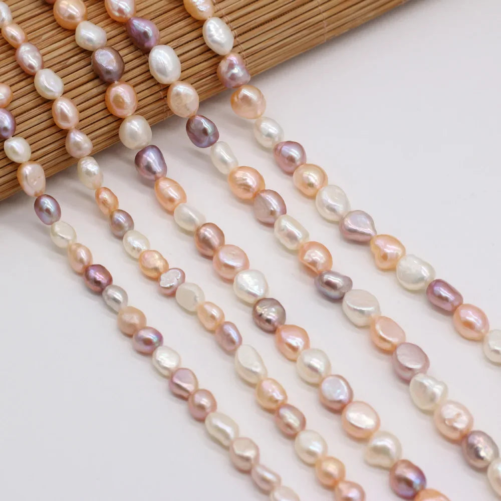 Natural Freshwater Pearl Beads High Quality irregular Punch Loose Beads for Make Jewelry DIY Bracelet Necklace Accessories