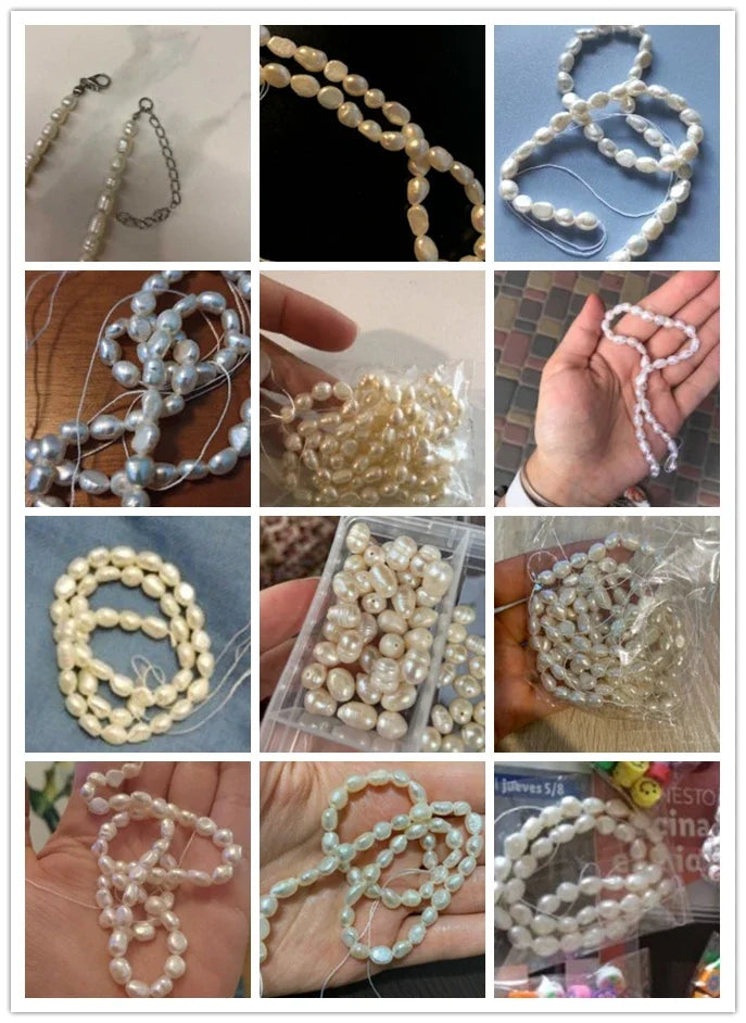 Natural Freshwater Pearl Beads High Quality irregular Punch Loose Beads for Make Jewelry DIY Bracelet Necklace Accessories