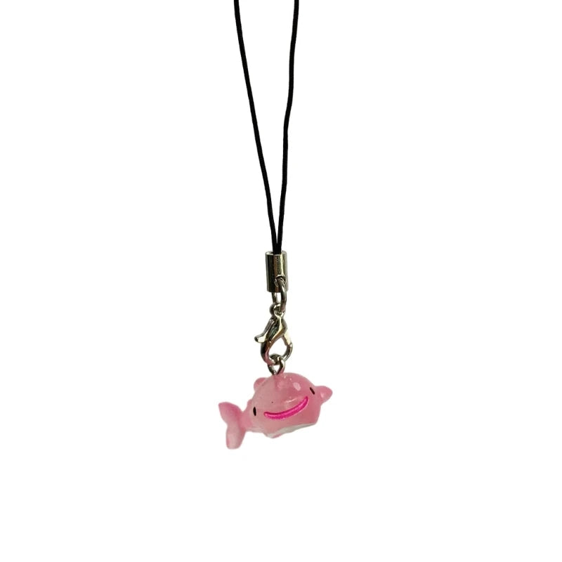 Ocean Animal Keyrings Marine Life Pendant Acrylic Keychain Colorful Phone Lanyard Versatile Bags Accessories