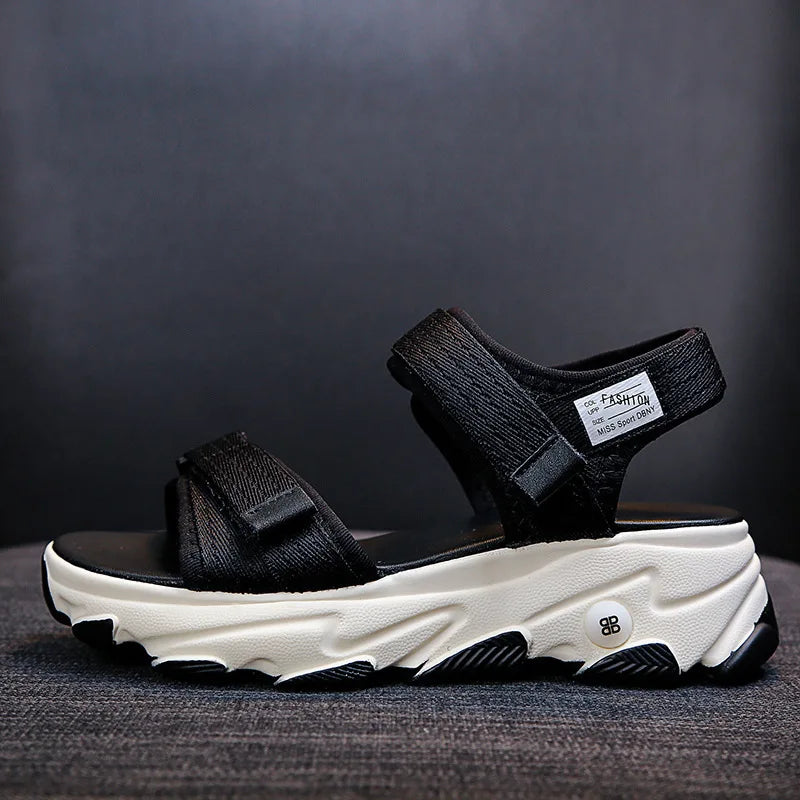 Sandals Women Shoes  New Summer Sports Daddy Fashion Casual Non-Slip Platform non-slip Beach Shoes Sandalias